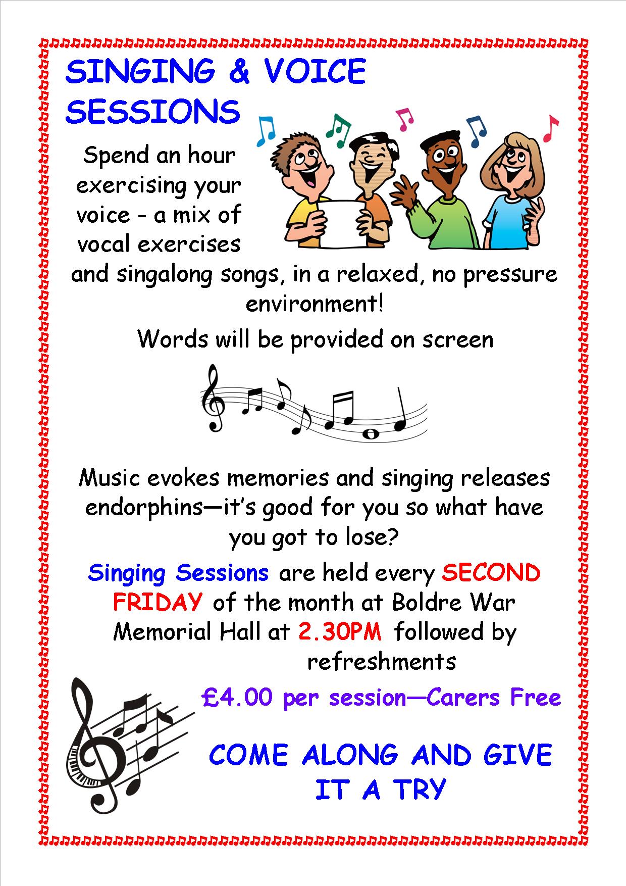 Singing flyer 2026 A4